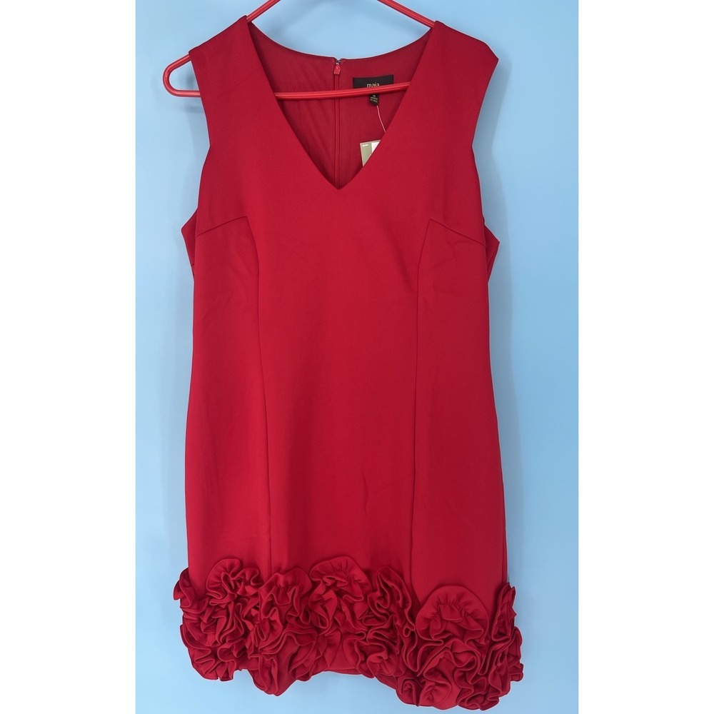 Maia‎ Dress Womens  Size 16 Red  Sleeveless
